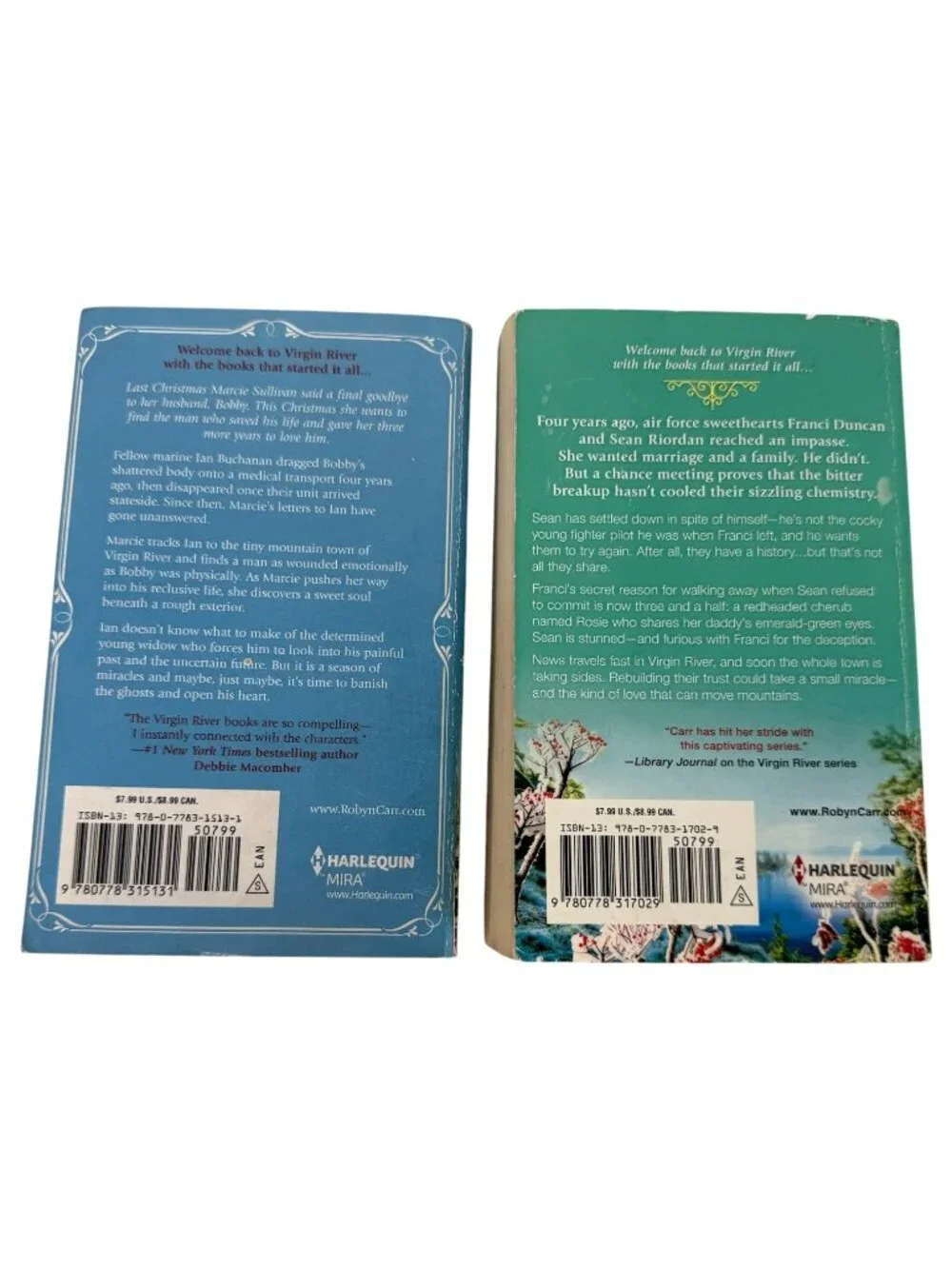 Robyn‎ Carr Virgin River Series Lot Of 5 Paperback Books Set Includes Christmas